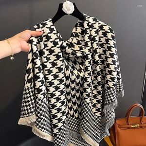 NWT - Houndstooth - Scarf/Shawl/Throw Over Blanket